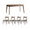High quality solid wood table set