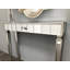 Margarita 91cm Glass Top Console Table