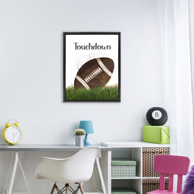Have A Ball Touchdown Floating Frame, design by Christine Simpson Art