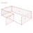 Metal Floor Bed Frame With Fence And Door-257332253-267469250