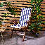 Geometric Outdoor High Back Seat Pad-1650485857