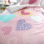 Kids Love Hearts Duvet Cover Set Cotton Blend Bedding Set with Pillowcases Soft Comfortable Quilt Cover Button Closure Easy Care Durable-236139575