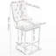 Tabouret de comptoir 26 po Jermon-166792665