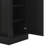 Tall Storage Cabinet, Bathroom Floor Freestanding Storage Cabinet With Hook And Adjustable Shelf, MDF Board-1396303132
