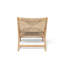 Chaise longue sans accoudoirs en bois d'acacia - Teck clair-1908106476