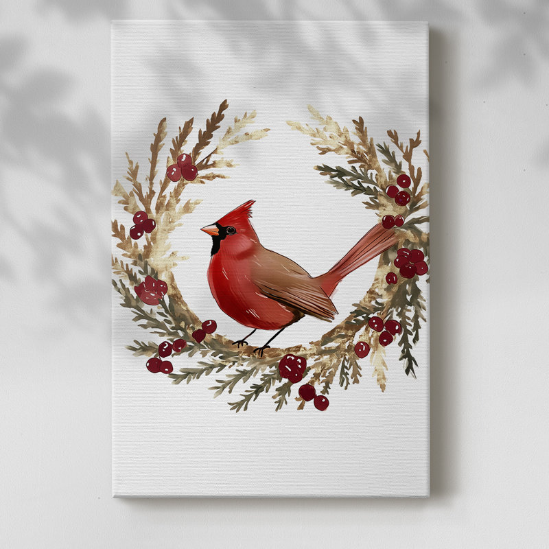Art des Fêtes de Noël - Toile tendue avec châssis CMLXI, H 18 po x l 12 po