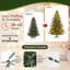 Arbre de Noël artificiel blanc chaud 650 lumières à DEL PreLit 9 pi