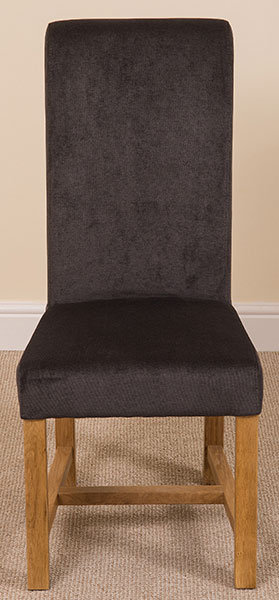 Jasia 51cm H Polyester Upholstered Side Chair, Black