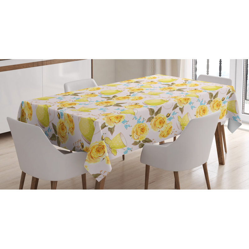 Shabby Tablecloth, 70" x 52", Floral 2