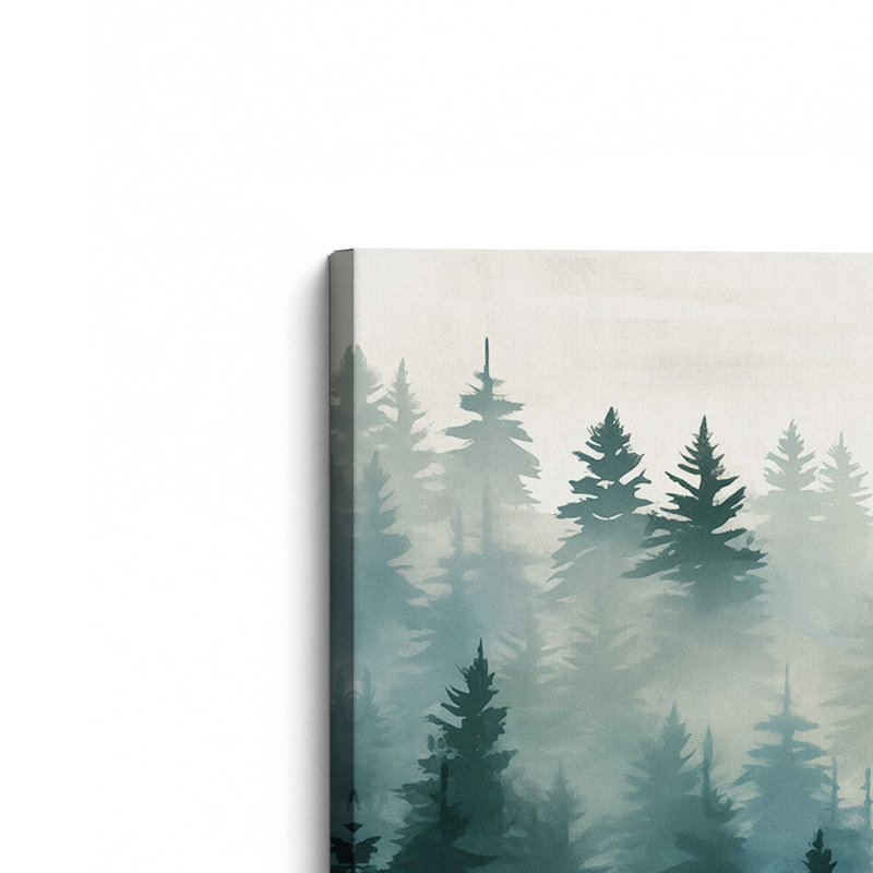 «Forest Mist», reproduction sur toile, Toile tendue, H 20 po x l 30 po x P 1,25 po