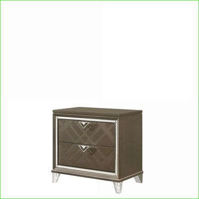 Table de chevet 2 tiroirs Skylar