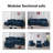105 Inch Upholstered Sofa, 3-Seater Couch With Ottoman-For Modern Home-1257390212