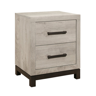 Barlow 20"W 2-Drawer Nightstand 