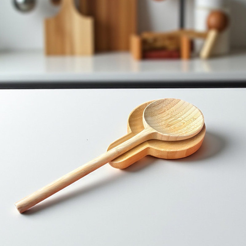 Repose-spatule en bambou