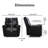 Langston Upholstered Manual Recliner Chair with Padded Arms and Lever Recline
