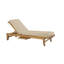 Maisonet Outdoor Teak Chaise Lounge
