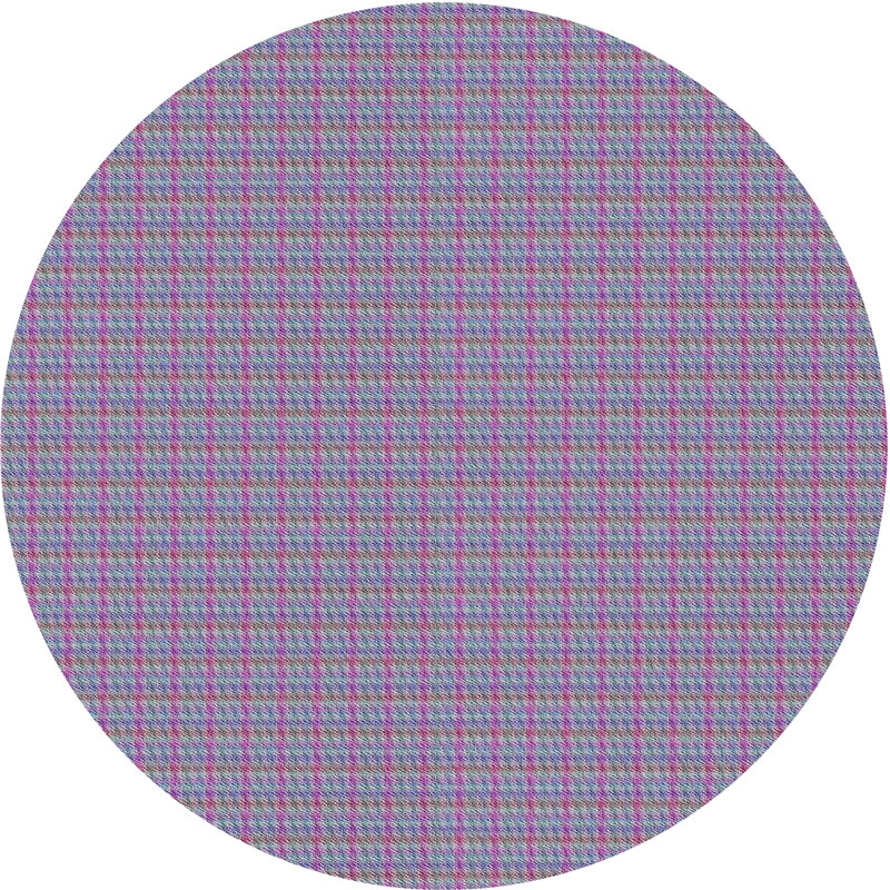 Piatt Geometric Indoor Rug, Round 7'