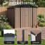 Outdoor Metal Garden Storage Shed