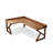 Nut-brown L-Shaped Solid Wood writing desk-118614627