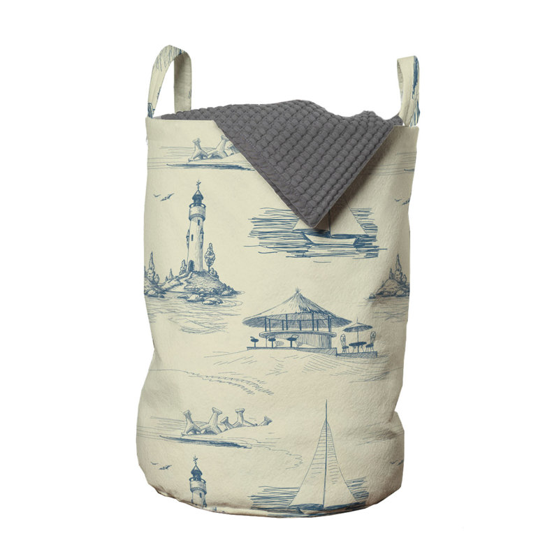 Fabric Laundry Bag with Handles
