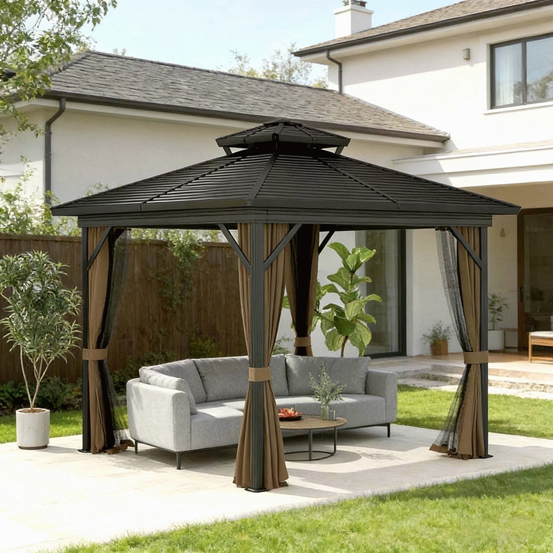Metal Roof Gazebo Canopy,Hardtop Gazebo