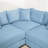 Felder L-Shaped Corduroy Sectional Sofa with Throw Pillows & Deep Seating-114887977