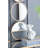 47.2"Metal Beaded Black Wall Mirror