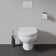 Duravit No.1 1.28 GPF (Water Efficient) Elongated Wall Mounted Toilet with High Efficiency Flush (Seat Not Included)