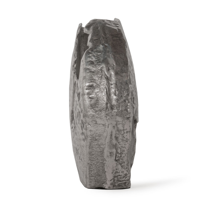 Atlas Metal Vase Antique Nickel, Large