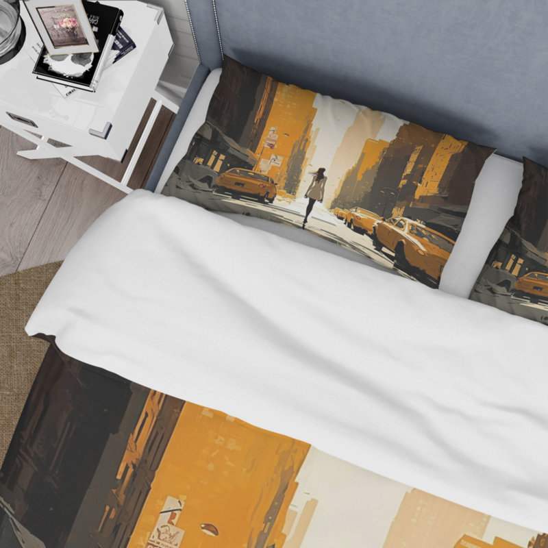 Literie , Housse de couette simple + 1 taie décorative stan