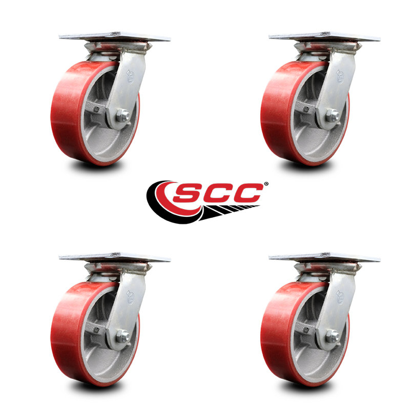 Heavy Duty Casters, Green