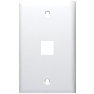No Subject 1 - Gang Single Outlet Standard Wall Plate