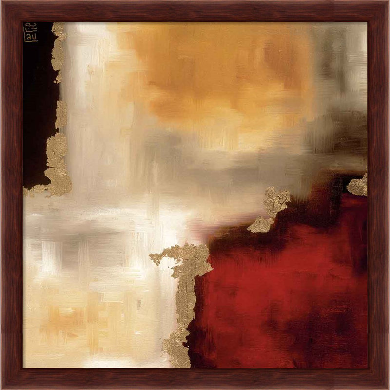 «Crimson Accent» par Laurie Maitland, art encadré (ensemble de 2)