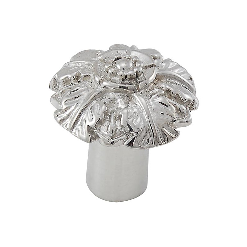 Carlotta Novelty Knob, Polished Nickel, 1.125" H x 1.125" W x 1.25" D