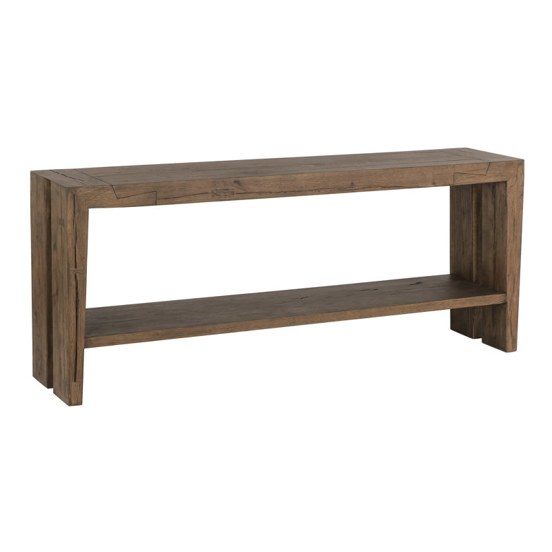 Troy 72" Solid Wood Console Table, Brown