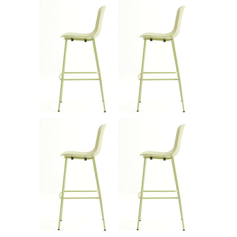 Tabouret de bar et de comptoir Holi , Vert olive, Tabouret de bar (siège d'une hauteur de 30 po)