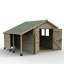 Timberdale 10 x 8 Dble Dr Apex Shed Ls-87256253