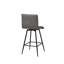 Tabouret de comptoir pivotant en similicuir