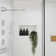 4 Functions Luxury Shower System with 3 Body Jets, Wall Mounted (Rough-in Valve Included)