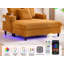 Chaise longue rembourrée 50 po-404283256