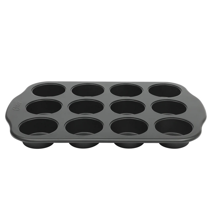 Oster Teston 5 Piece Carbon Steel Baking Pans Bakeware Set W/ Premium PFA Free Nonstick - Matte Black