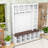 Hall Tree with 6 Hooks and Adjustable Shelves-637255364