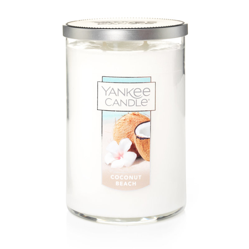 Signature Coconut Beach Scented Candle, 22 oz Large Tumbler