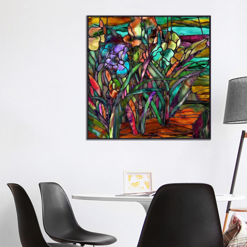 Candy Coated Irises by Mindy Sommers - Wrapped Canvas Print, 93.98 cm H x 93.98 cm W x 1.91 cm D