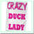 Quirky Duck Lover's Kitchen Towel, 15 x 22