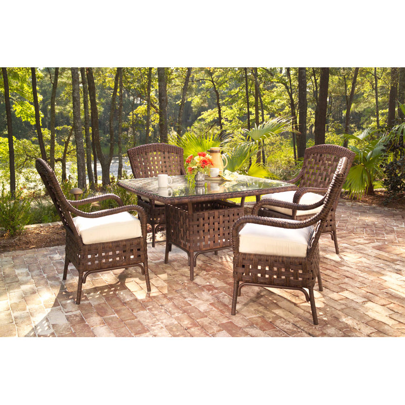 Reflections Outdoor 3 - Seat Patio Sofa, Hickory, Sandberg Pewter