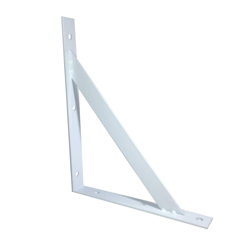 Metal White Bracket for Shelves Wall Mount