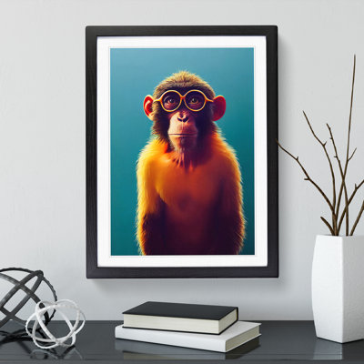 Brainy Monkey - Wall Art