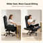 Big and Tall Office Chair, Flip Armrests for Pets & Cross Legged Sitting, Executive Ergonomic Computer Gaming Chair with Foot Rest-219873995