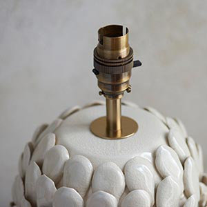 Layered Leaf Table Lamp, Herb Garden Green